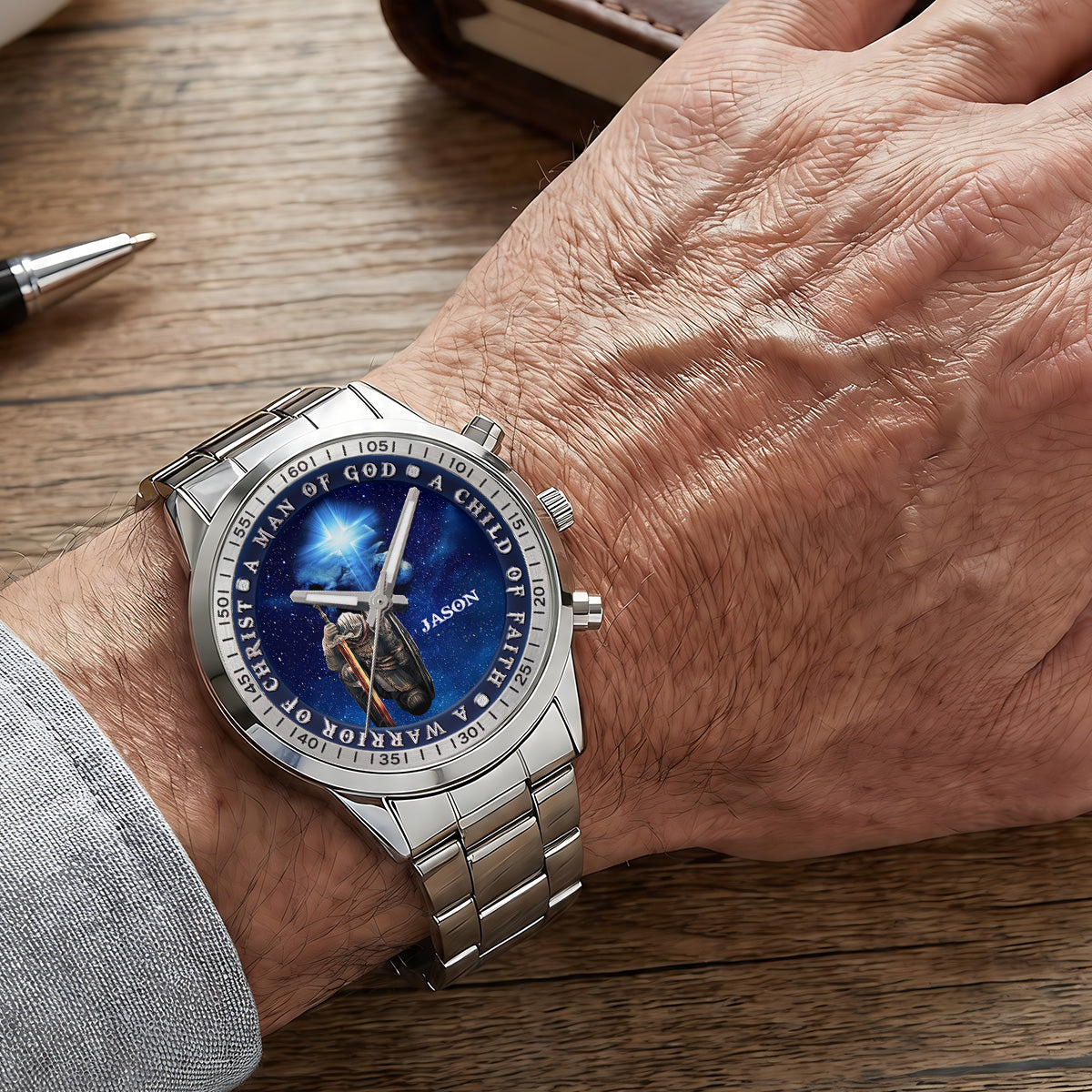 A Man Of God | Personalized Men's Wrist Watch