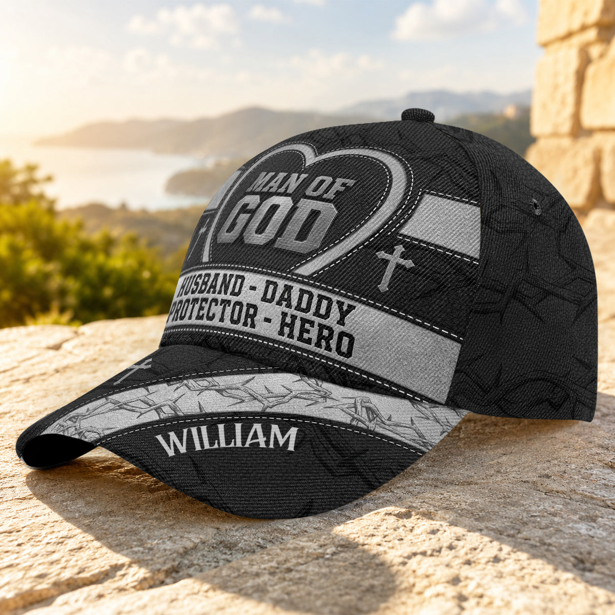 Man Of God, Gift For Men | Personalized Classic Cap