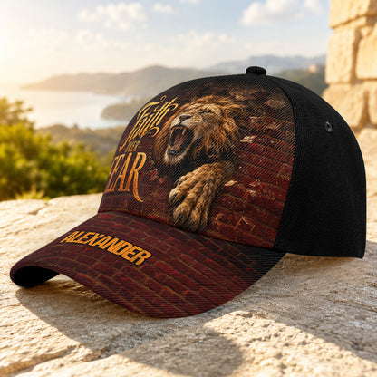Faith Over Fear, Gift For Men | Personalized Classic Cap