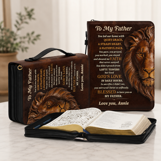 To My Father, Gift of Love | Bible Cover