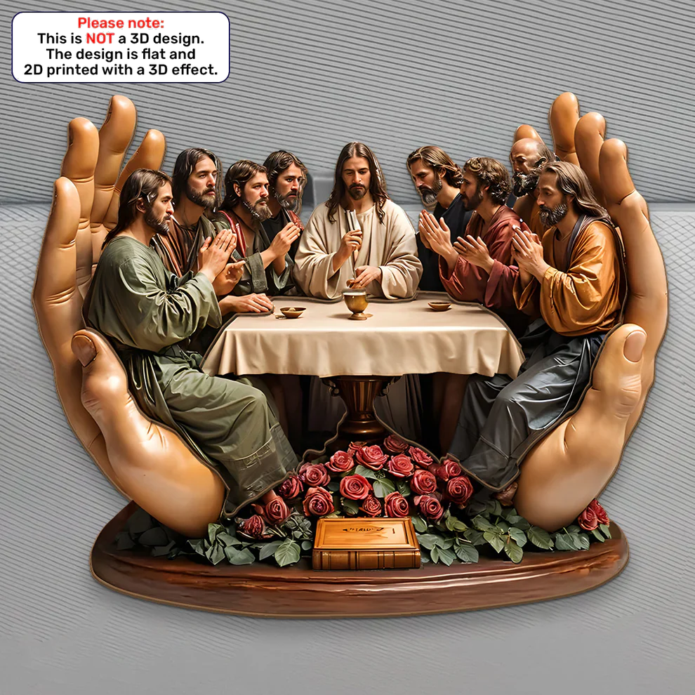 The Last Supper, Christian Gift | Car Visor Clip