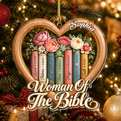Woman Of The Bible, Gift For Women | Personalized 1-Layer Acrylic Ornament