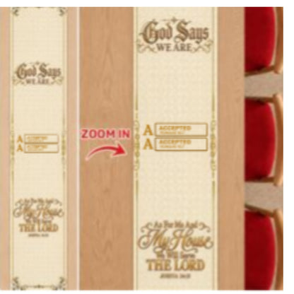 As For Me And My House We Will Serve The Lord, Christian Gifts For Family | Personalized Table Runner