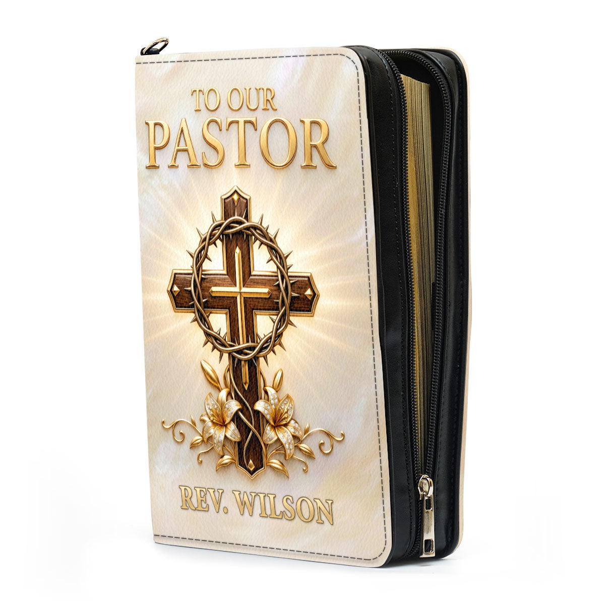 To Our Pastor For Having The Heart Of A Servant Leader | Personalized Bible Cover