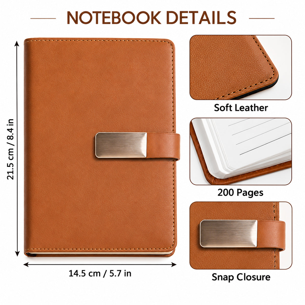 Put On The Full Armor Of God, Gift For Daughter | Personalized Leather Notebook & Pen Set