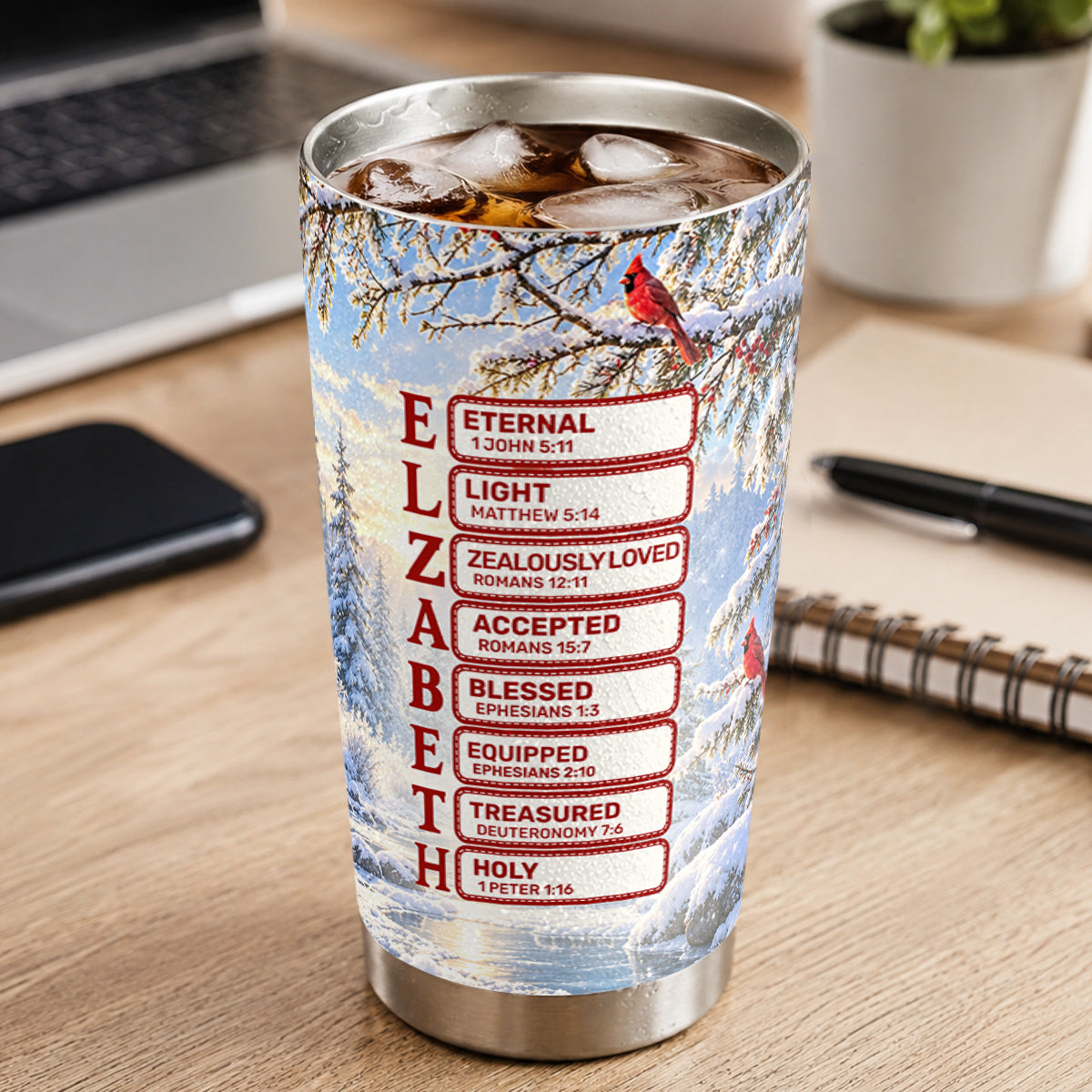 Be Still And Know That I Am God, Gift For Women | Personalized Stainless Steel Tumbler