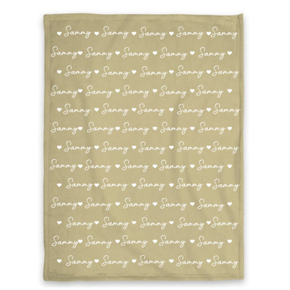 Custom Names Gifts For Kids Family - Personalized Fleece Blanket