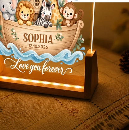 Now I Lay Me Down To Sleep, Gift For Grandkids | Personalized Night Light