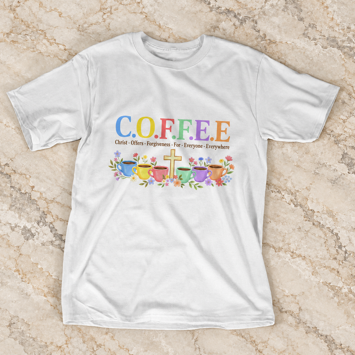 Christ Offers Forgiveness For Everyone, Gift For Family | 2D Unisex T-shirt
