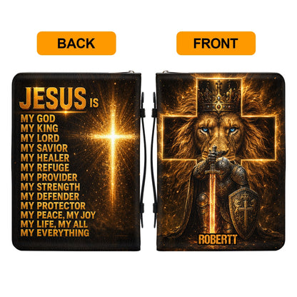 Jesus Is My God, Gift For Men | Personalized Bible Cover
