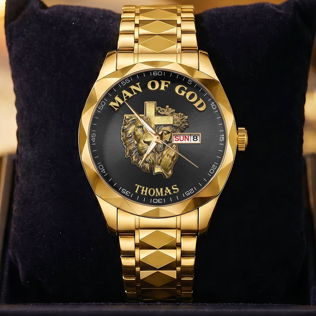 Man Of God | Personalized Men's Wrist Watch