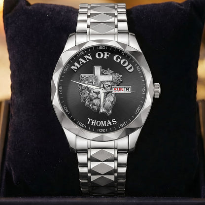 Man Of God | Personalized Men's Wrist Watch