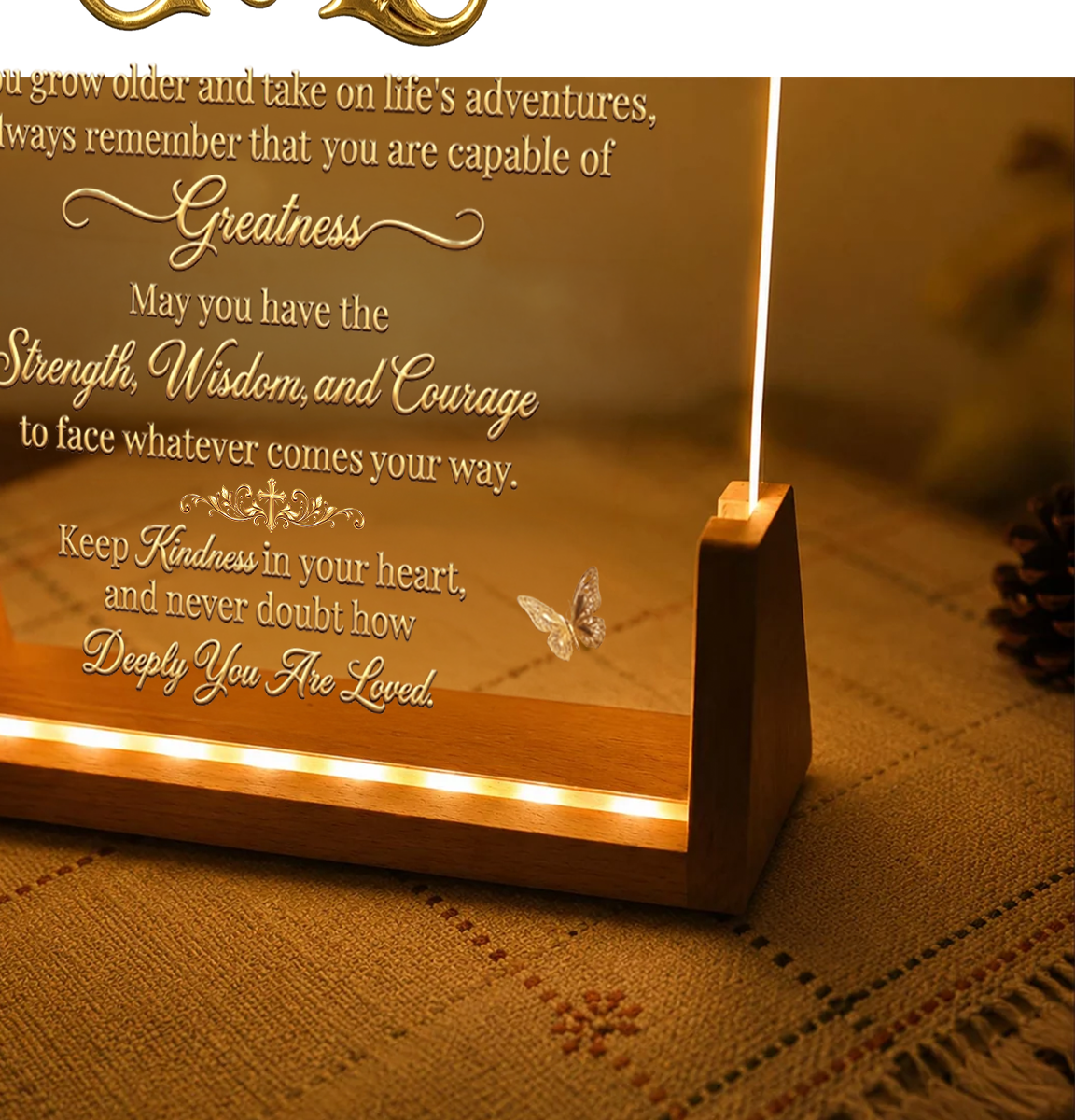 To Our Grandson, Gift For Grandson And Family | Personalized Night Light