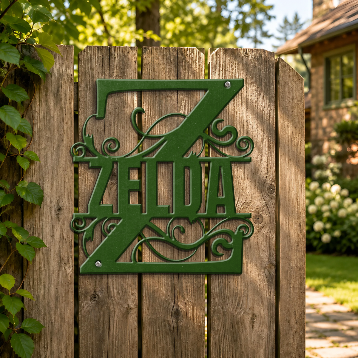 Monogram, Custom Name, Family Name, Gift For Family | Personalized Metal Sign