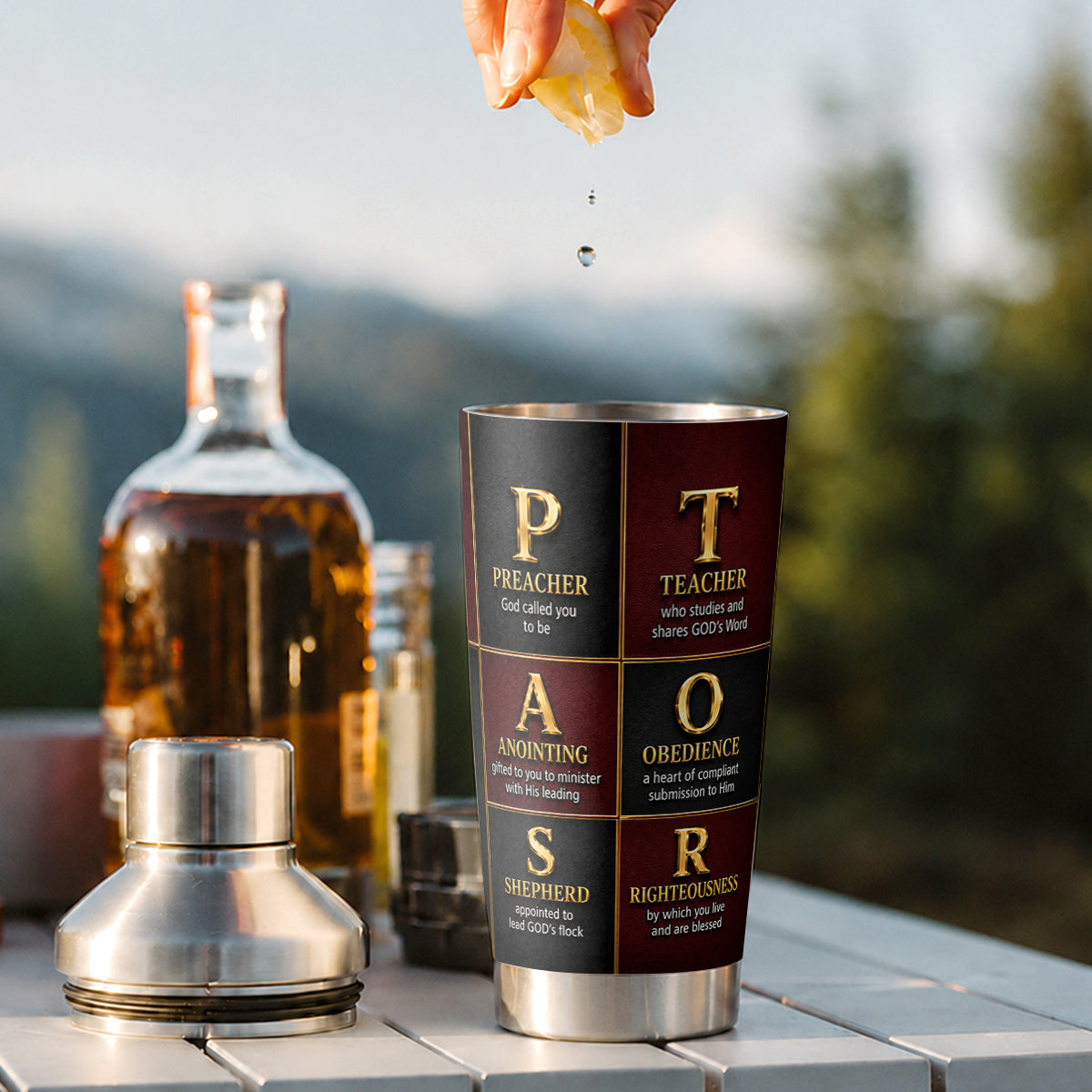 A Truly Great Pastor, Gift For Pastor | Personalized Stainless Steel Tumbler