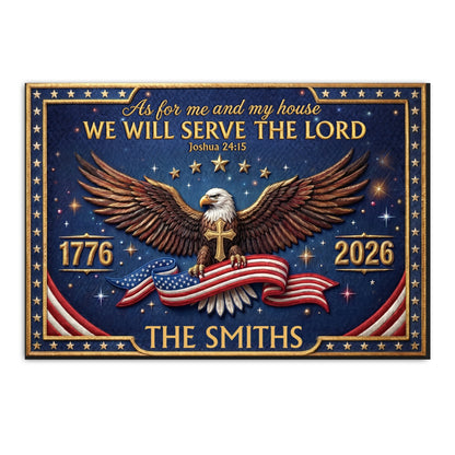 Chosen To Serve Him - Personalized Doormat