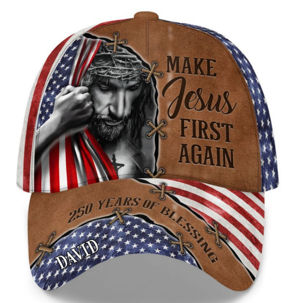 Make Jesus First Again | Personalized Classic Cap