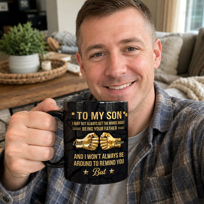 Watching You Be A Dad , Gift For Dad | Personalized Ceramic Coffee Mug