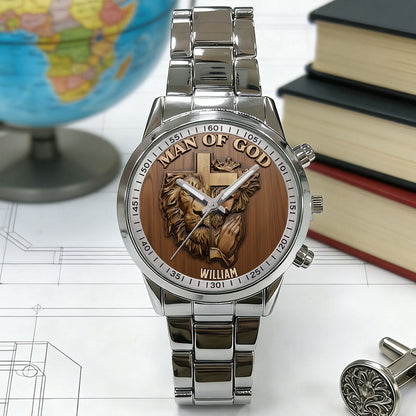 Man Of God | Personalized Men's Wrist Watch