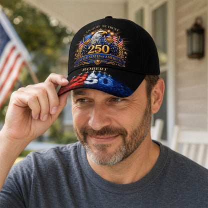 In God We Trust, Patriotic Christian | Personalized Classic Cap