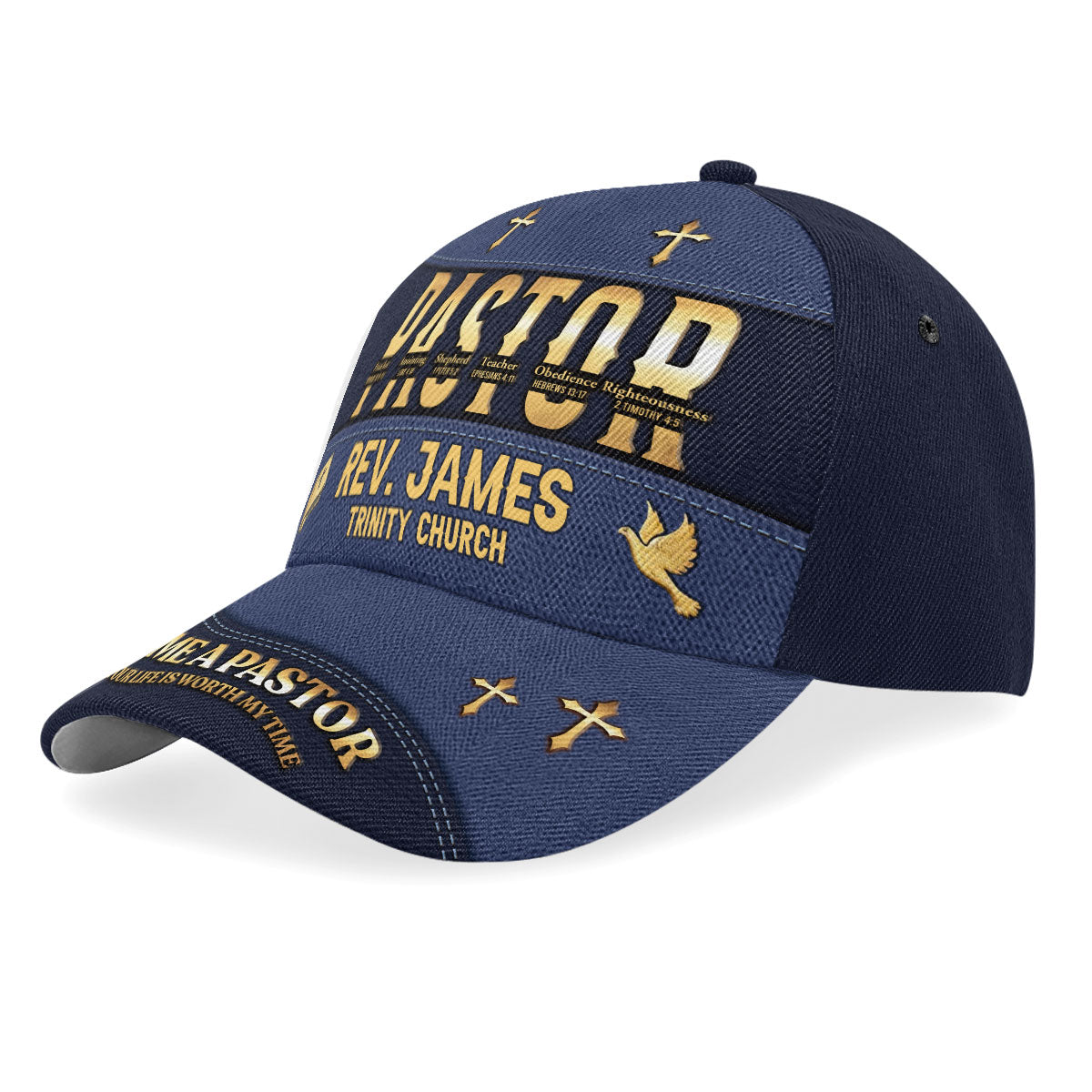 I Became A Pastor | Personalized Classic Cap