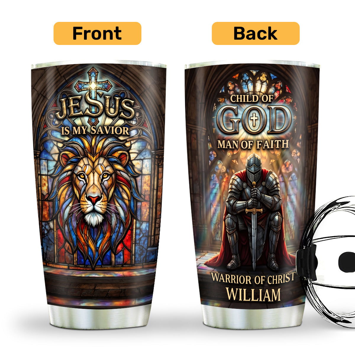 Jesus Is My Savior | Personalized Stainless Steel Tumbler