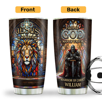 Jesus Is My Savior | Personalized Stainless Steel Tumbler