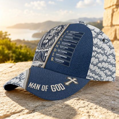 Man Of God, Gift For Men | Personalized Classic Cap