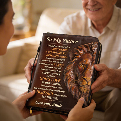 To My Father | Personalized Bible Cover