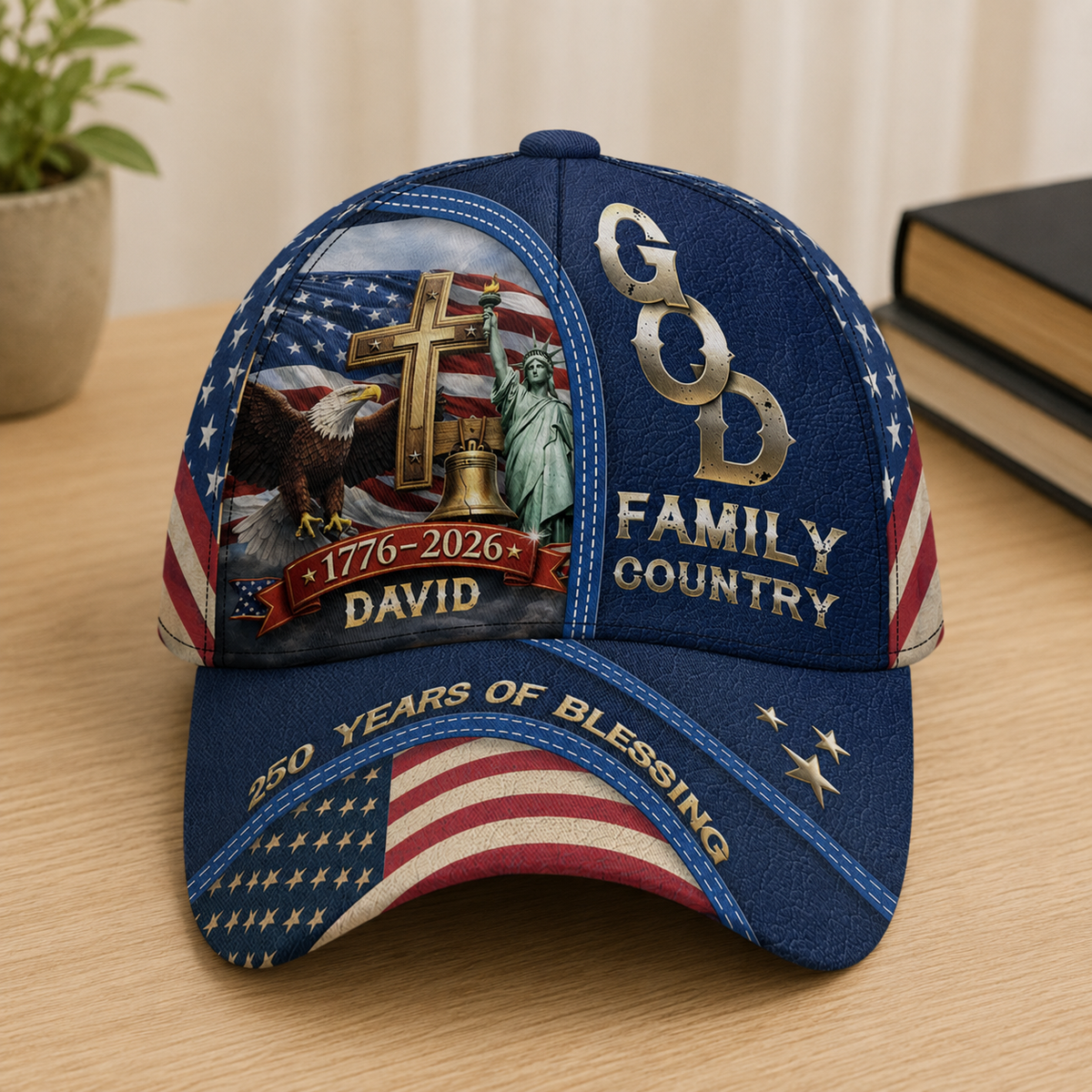 God Family Country, Patriotic Christian | Personalized Classic Cap