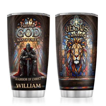 Jesus Is My Savior | Personalized Stainless Steel Tumbler