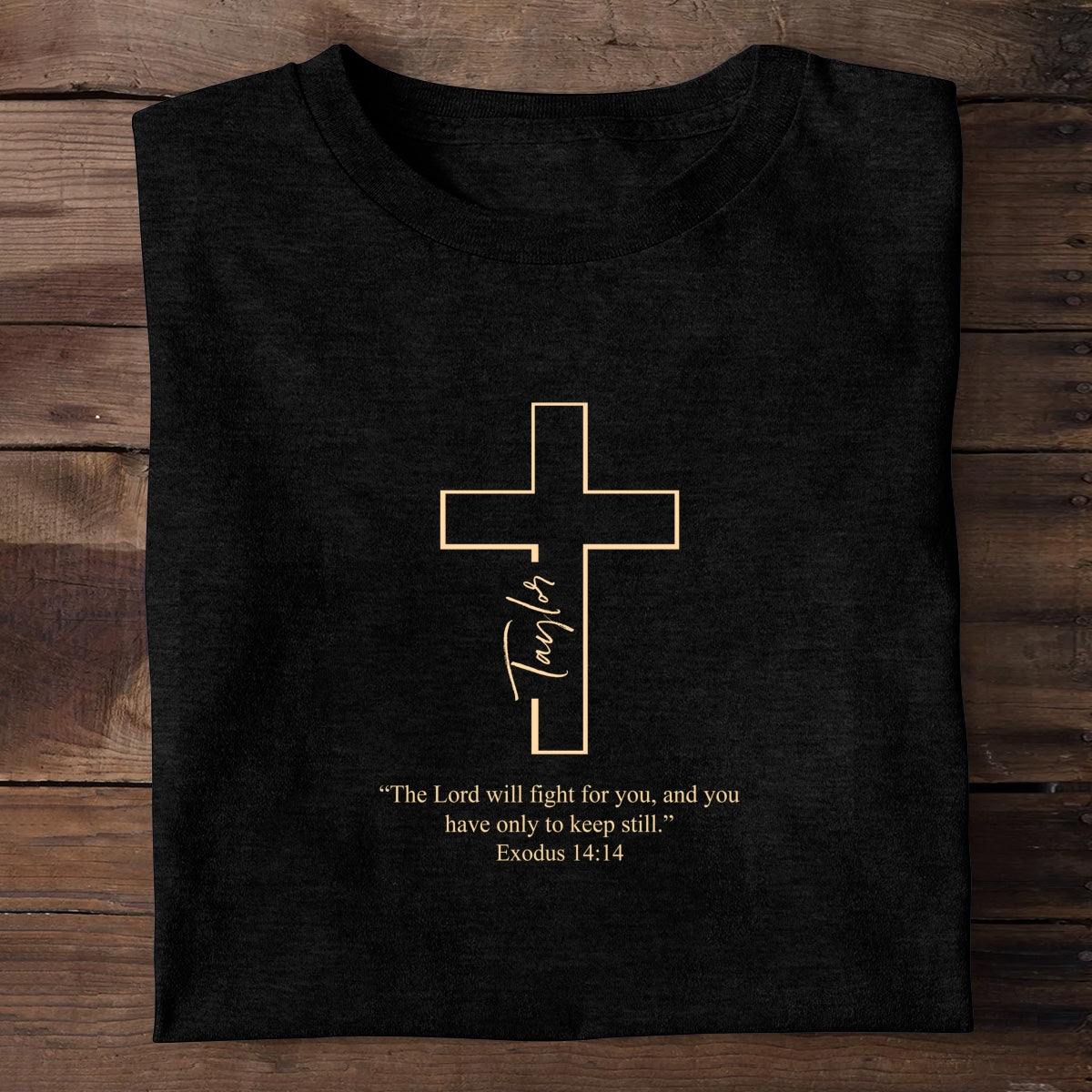 The Lord Will Fight For You, Gift For Self | Personalized 2D Unisex T-shirt