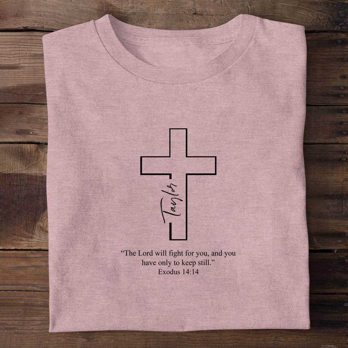The Lord Will Fight For You, Gift For Self | Personalized 2D Unisex T-shirt