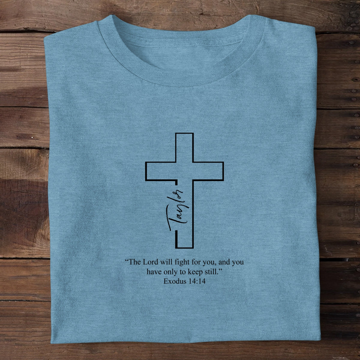 The Lord Will Fight For You, Gift For Self | Personalized 2D Unisex T-shirt
