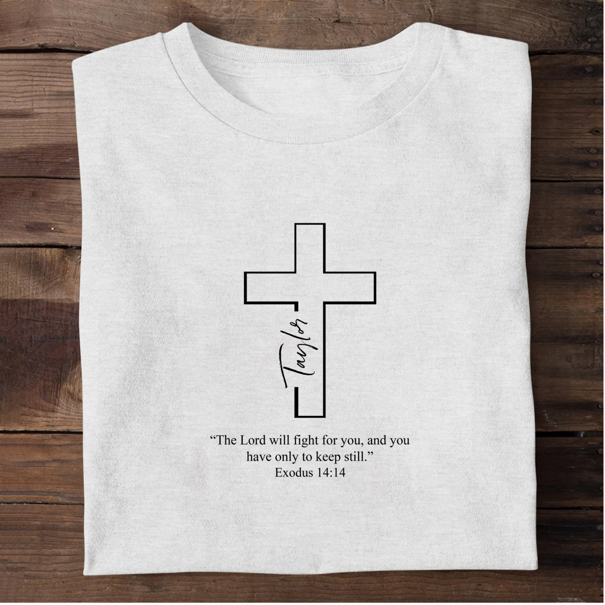 The Lord Will Fight For You, Gift For Self | Personalized 2D Unisex T-shirt