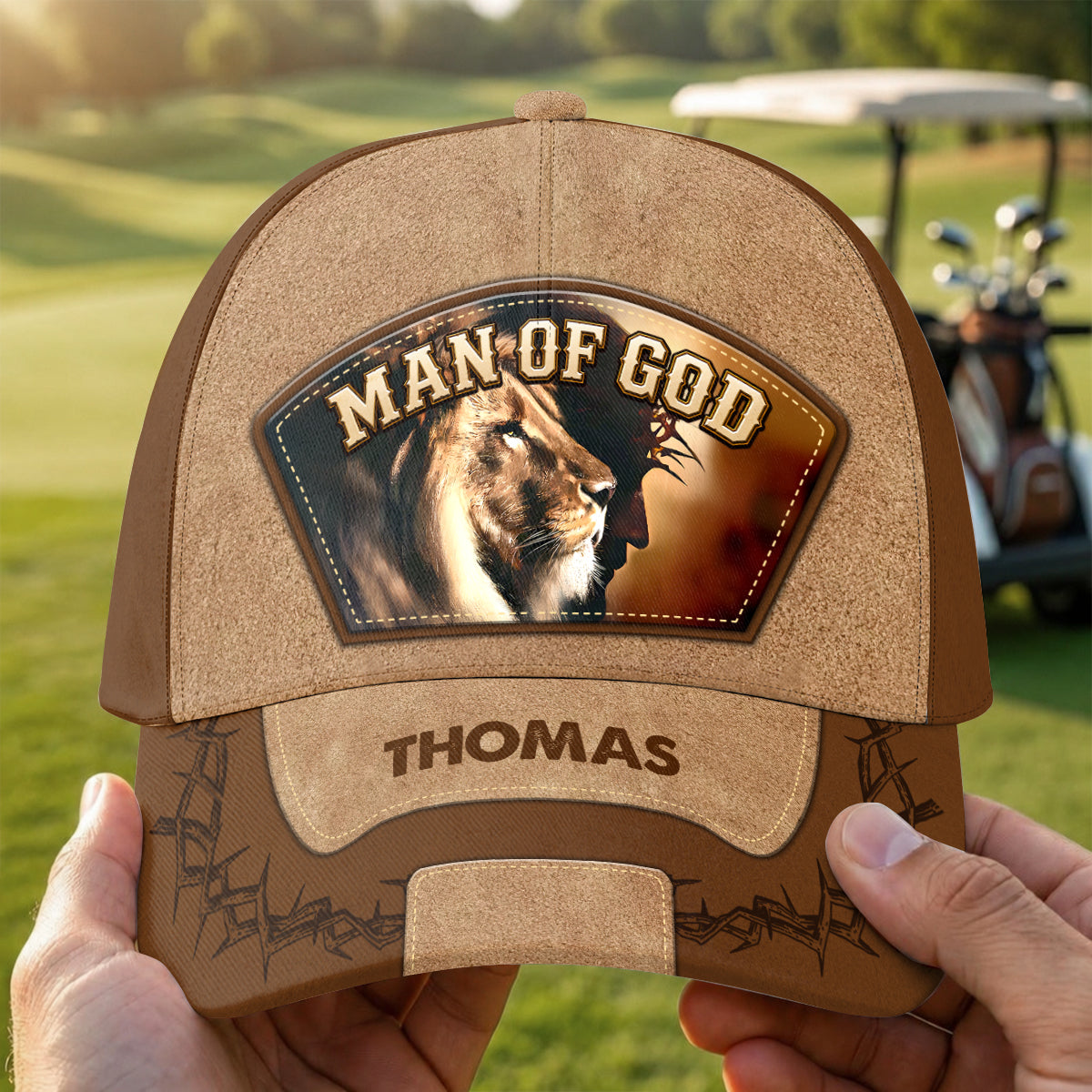 Man Of God, Gift For Men | Personalized Classic Cap