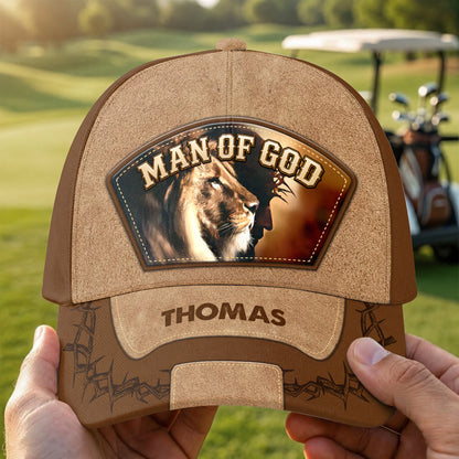 Man Of God, Gift For Men | Personalized Classic Cap