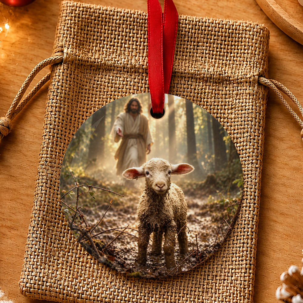 My Jesus My Savior, Gift For Christian Loved One | Personalized Round Shaped Ceramic Ornament