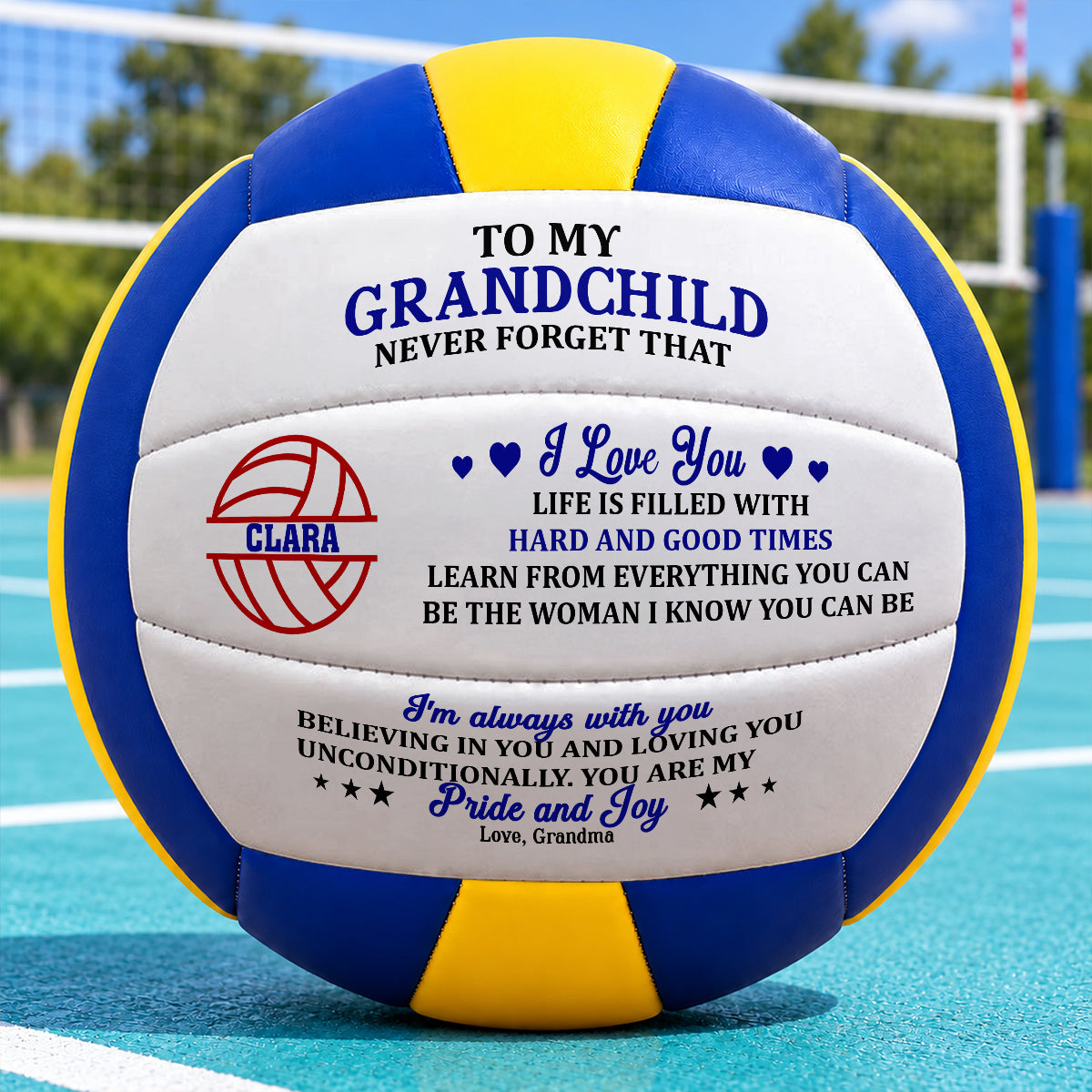 Believe In You, Gift For Loved One | Personalized Volleyball