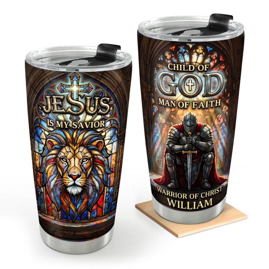 Jesus Is My Savior | Personalized Stainless Steel Tumbler