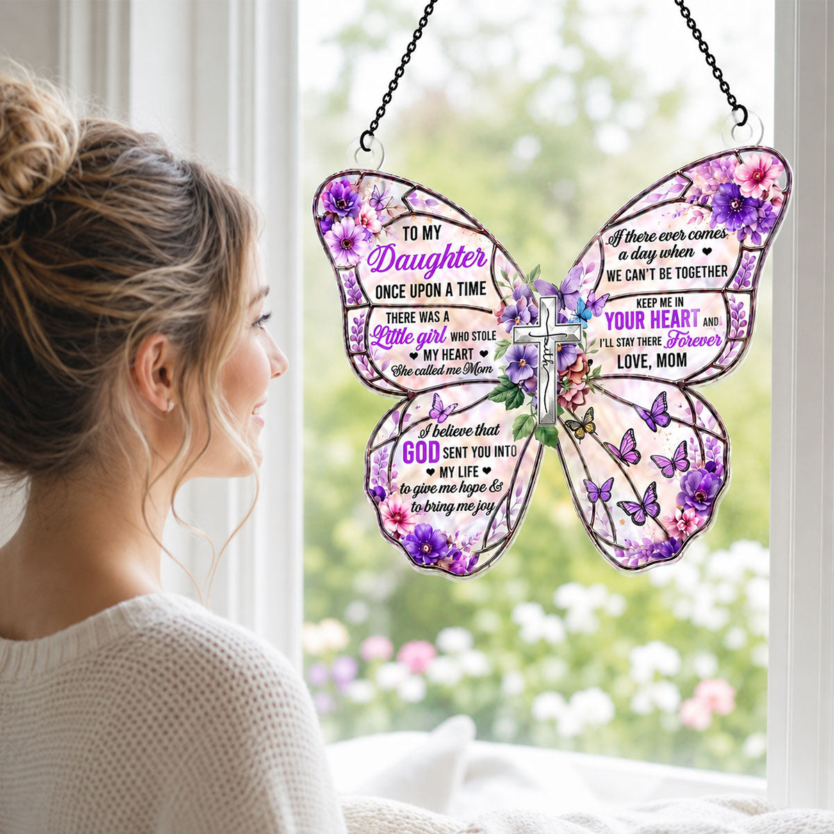 My Girl, Personalized Gift For Loved One | Personalized Acrylic Suncatcher