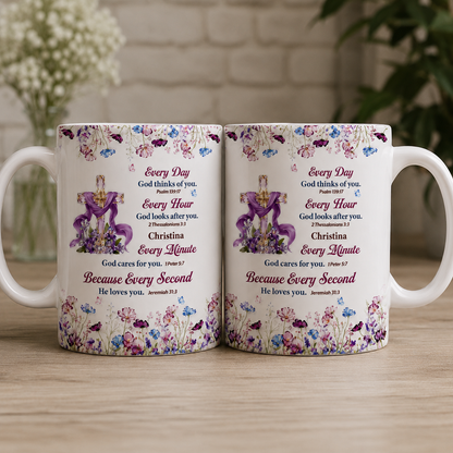 Always Loved By God, Gift of Love | Personalized Ceramic Coffee Mug