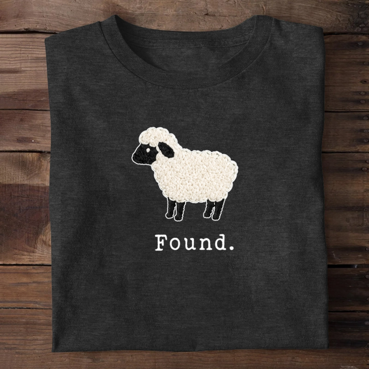 Christian Psalm 23 Lamb, Christian Gift | 2D Unisex T-shirt