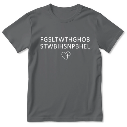 For God So Loved The World | Personalized 2D Unisex T-shirt
