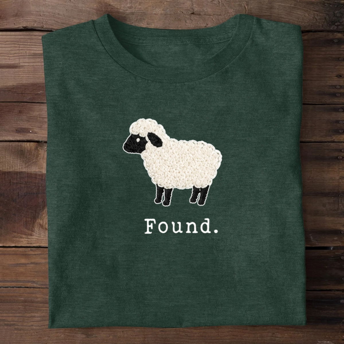 Christian Psalm 23 Lamb, Christian Gift | 2D Unisex T-shirt