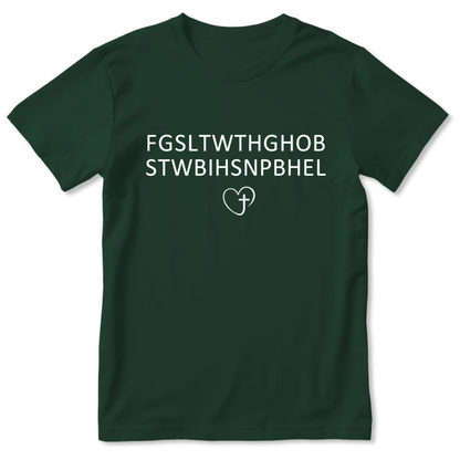 For God So Loved The World | Personalized 2D Unisex T-shirt