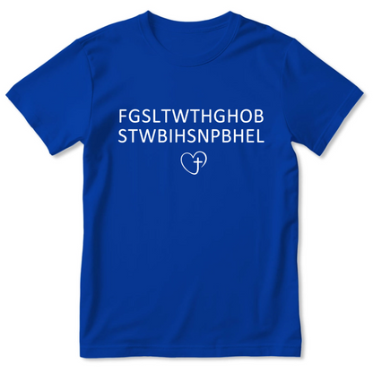 For God So Loved The World | Personalized 2D Unisex T-shirt