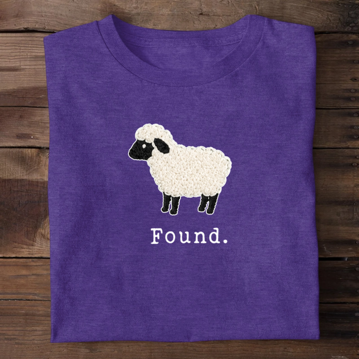 Christian Psalm 23 Lamb, Christian Gift | 2D Unisex T-shirt