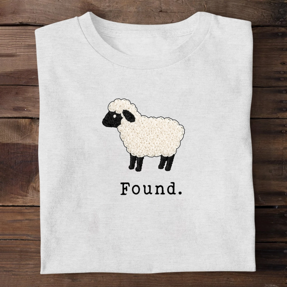 Christian Psalm 23 Lamb, Christian Gift | 2D Unisex T-shirt