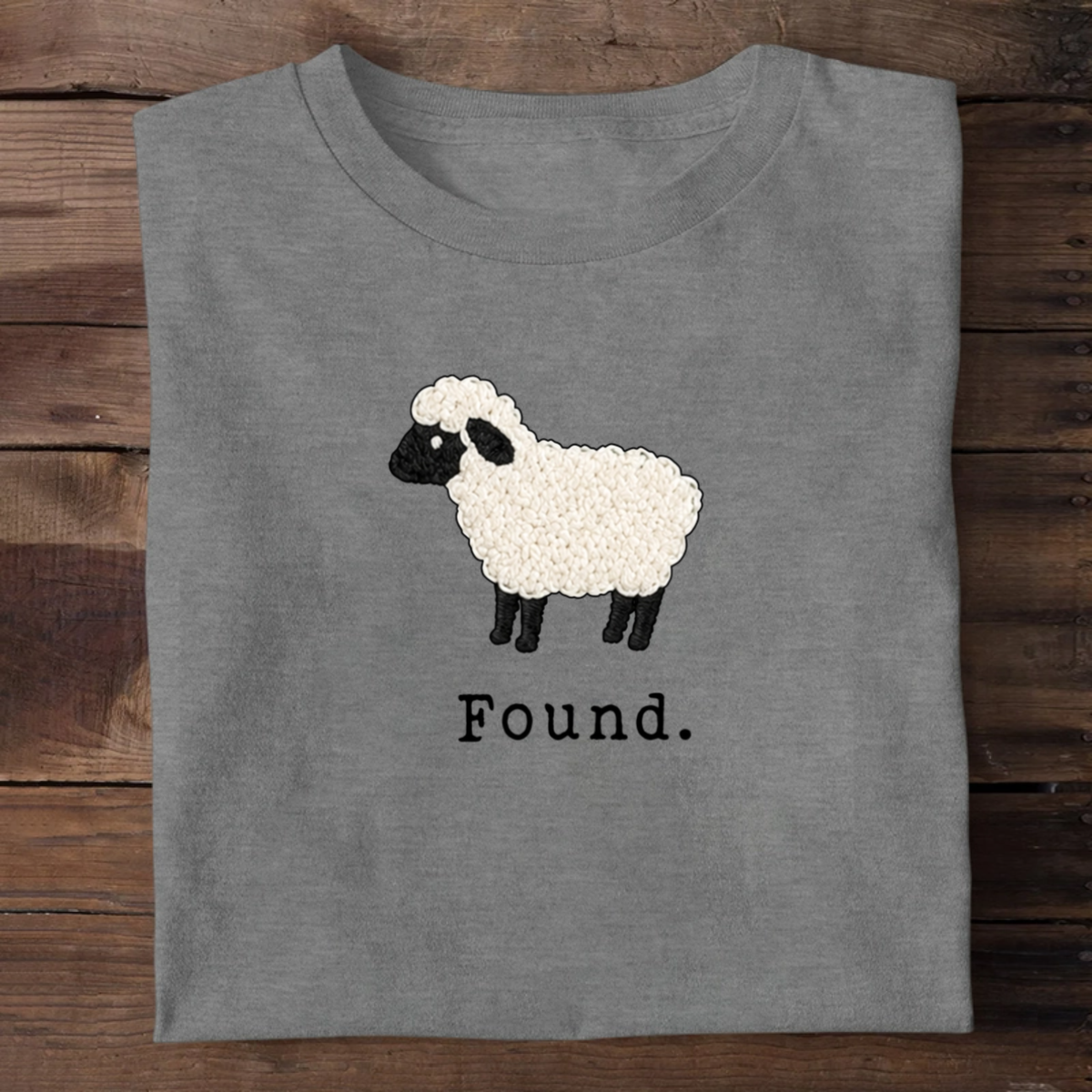 Christian Psalm 23 Lamb, Christian Gift | 2D Unisex T-shirt